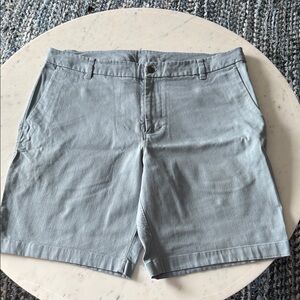 lululemon athletica Men's Classic Pale Blue Flat-Front Shorts